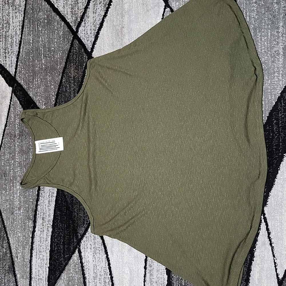 FREE PEOPLE SET-OF-5 RACERBACK RIBBED RELAXED FIT TANK-TOPS LARGE PRICE FIRM - Picture 8 of 12